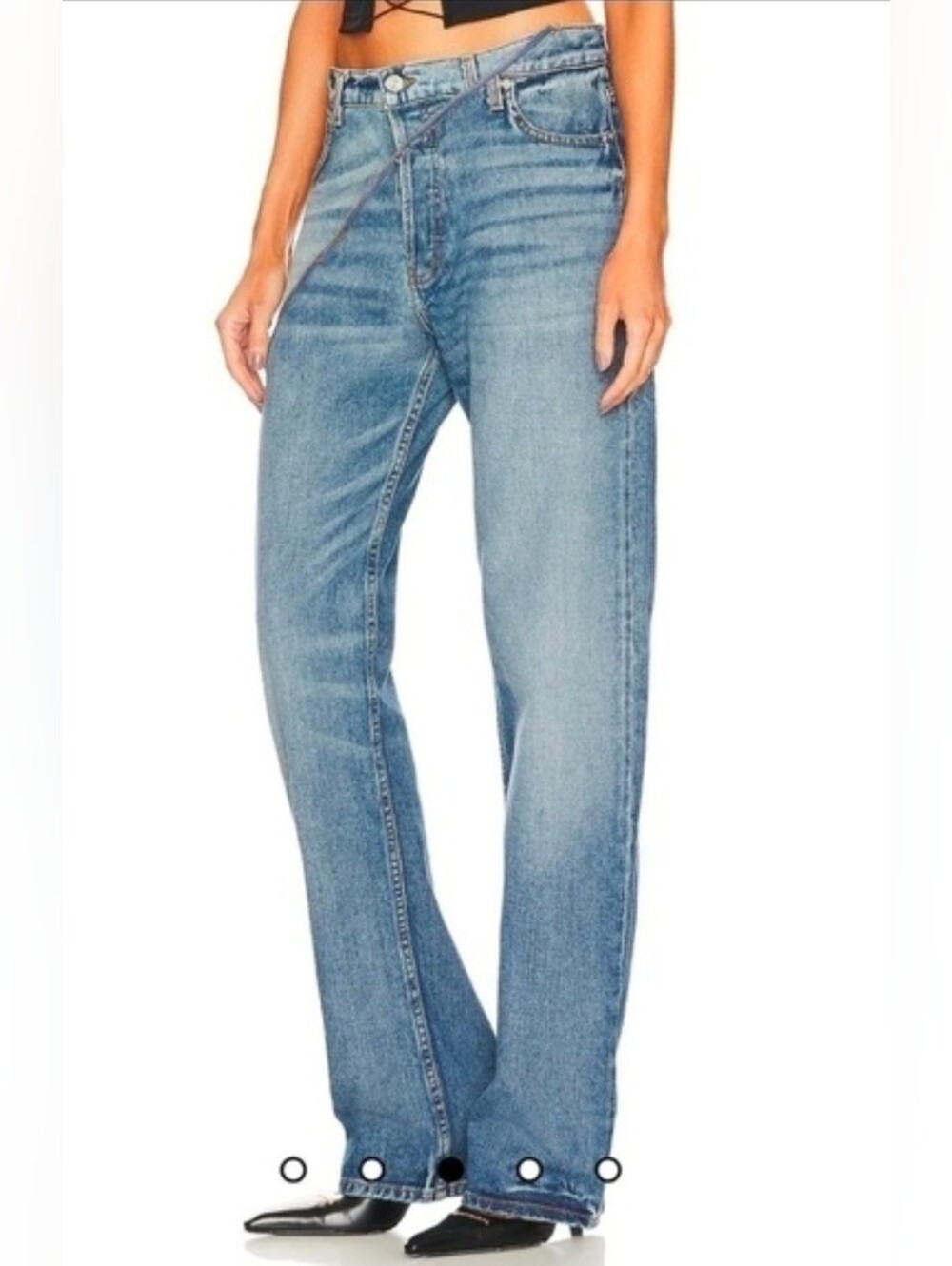 EB DENIM Gemini Zipper Jeans 26 EUC - Picture 5 of 9